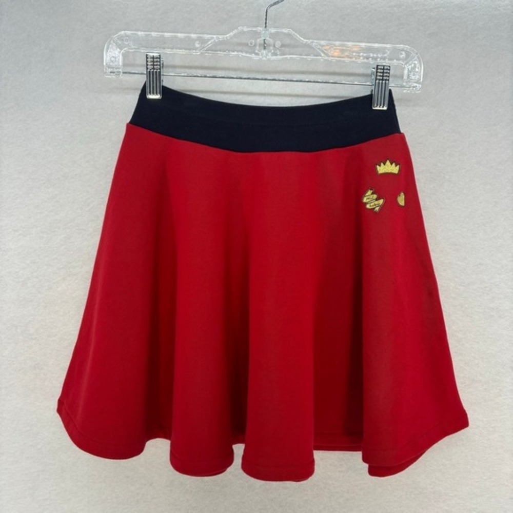 Petit Bateau Red Skater Skirt Girls 12‎ Cotton Flare French Designer Preppy